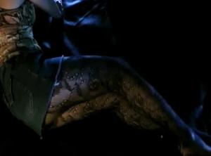 超性感绣花黑丝网袜诱惑