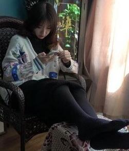 品多多 K&M NO.005 原汁原味的加厚黑丝足底