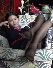 品多多 K&M NO.024 甜甜靴子超薄黑丝足第一人称