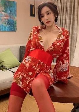 [秀人模特系列]王馨瑶视频写真 大红色和服