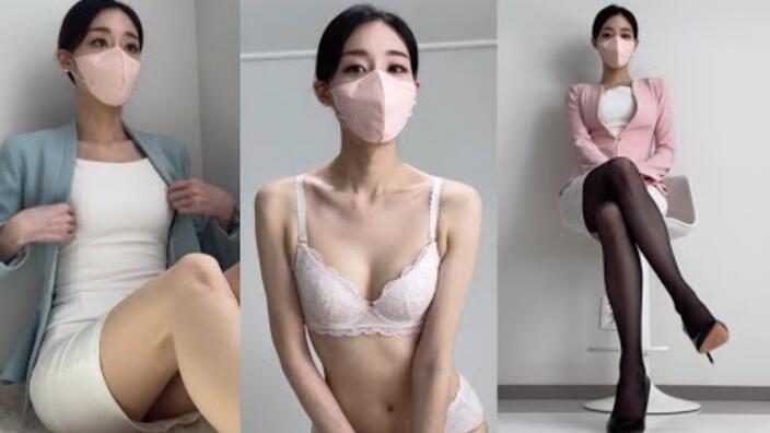 电视播音员、新闻播音员办公室造型手册  丝袜 + 模特 Evelyn 的高跟鞋