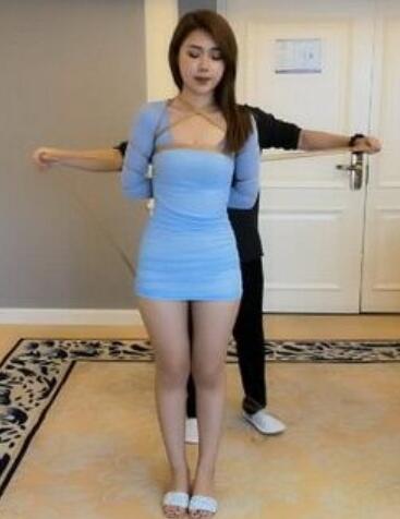 随心原创 云熙小姐姐的五花紧缚 内裤股绳 打屁股