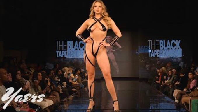 黑色磁带项目磁带艺术时尚秀2023年2月纽约时装周由艺术之心时尚