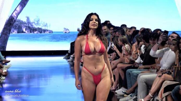 Anma蓝色泳装时装秀| 2022迈阿密游泳周|艺术之心时尚