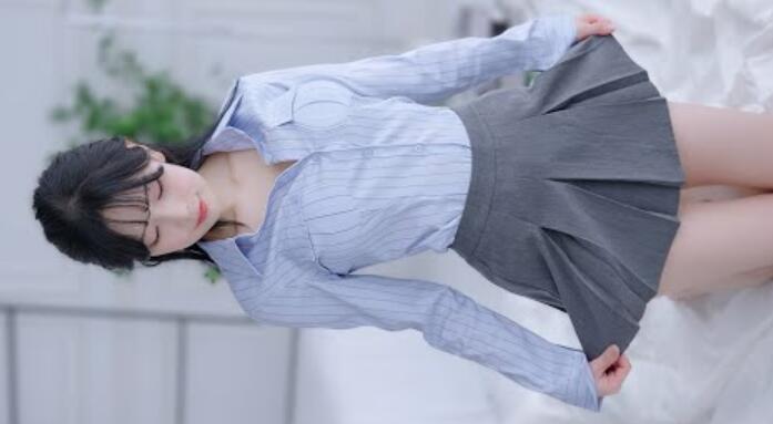 超短裙女友造型一一AI真人造型Lookbook 连体袜女友造型内衣Lookbook Fancam传奇Heesol造型手册